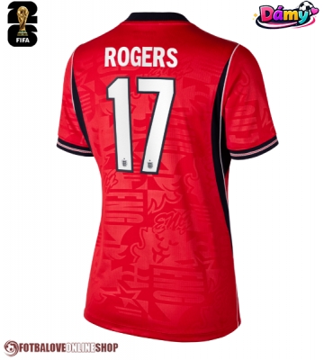 Anglie Morgan Rogers #17 Venkovní Dres pro Dámy MS 2026 Krátkým Rukávem